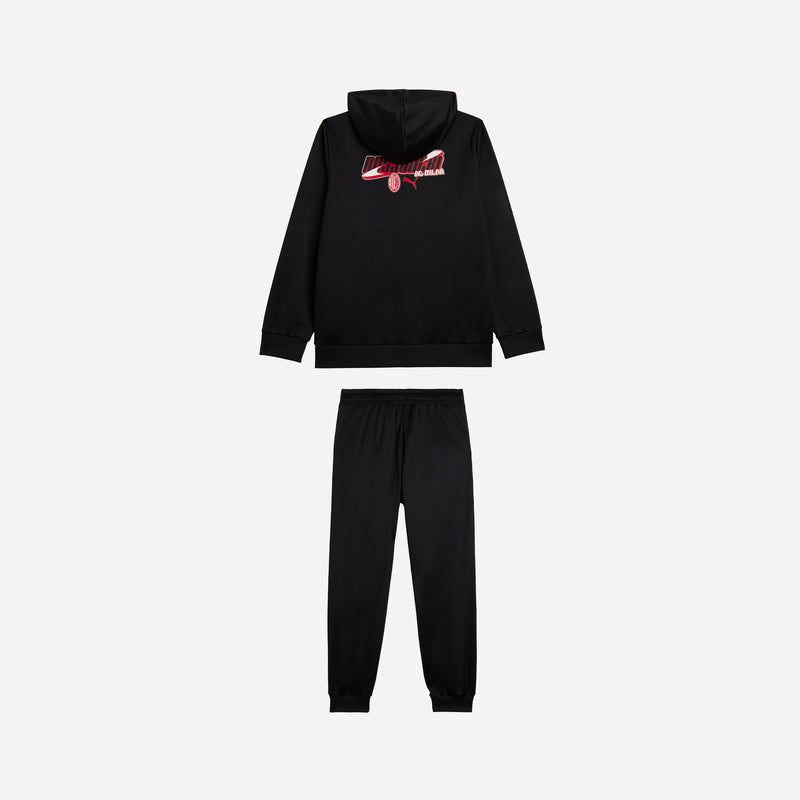 AC MILAN KIDS BLACK POLYSUIT CULTURE COLLECTION