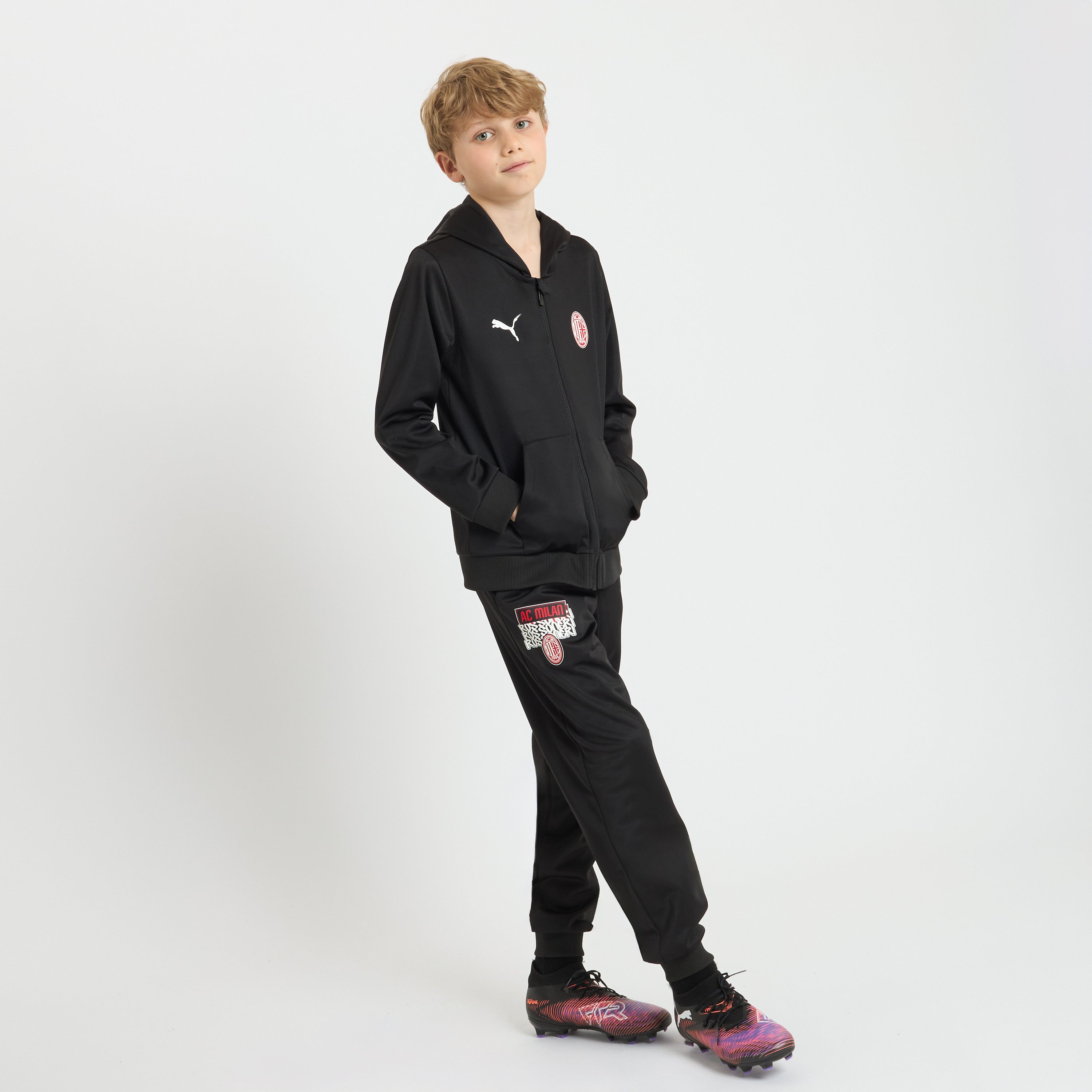 Pantaloni Training AC Milan 2023/24 - Nero Per Bambini E Ragazzi - Foto 10