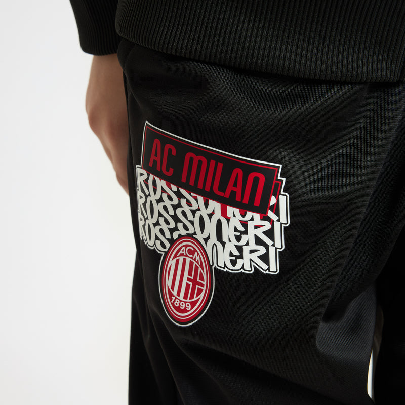 AC MILAN KIDS BLACK POLYSUIT CULTURE COLLECTION