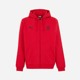 AC MILAN RED ZIP-UP SWEATSHIRT ESSENTIAL COLLECTION