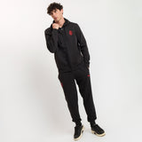 AC MILAN BLACK ZIP-UP SWEATSHIRT ESSENTIAL COLLECTION