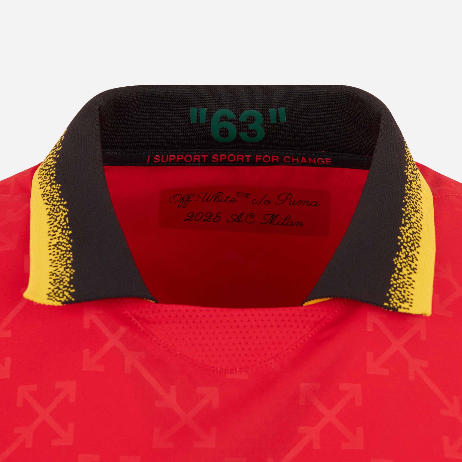 RED AUTHENTIC JERSEY PUMA X AC MILAN X OFF-WHITE™ 2024/25 | AC