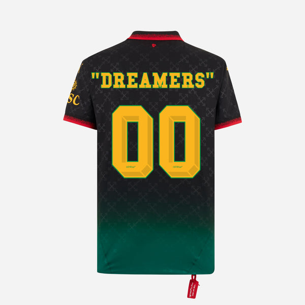 ''DREAMERS'' 00  BLACK AUTHENTIC JERSEY Puma x AC Milan x Off-White™ 2024/25