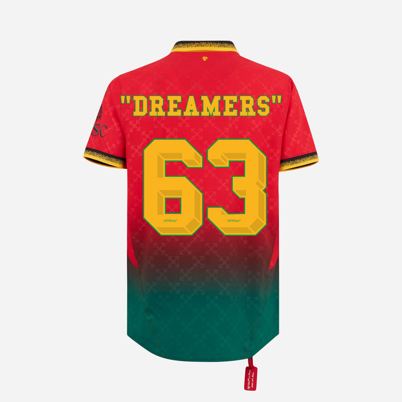 "DREAMERS" 63 MAGLIA AUTHENTIC ROSSA PUMA X AC MILAN X OFF-WHITE™ 2024/25