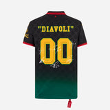 "DIAVOLI" 00  BLACK AUTHENTIC SIGNED JERSEY PUMA X AC MILAN X OFF-WHITE™ 2024/25