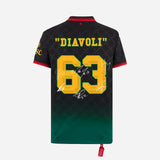 "DIAVOLI" 63  BLACK AUTHENTIC SIGNED JERSEY PUMA X AC MILAN X OFF-WHITE™ 2024/25