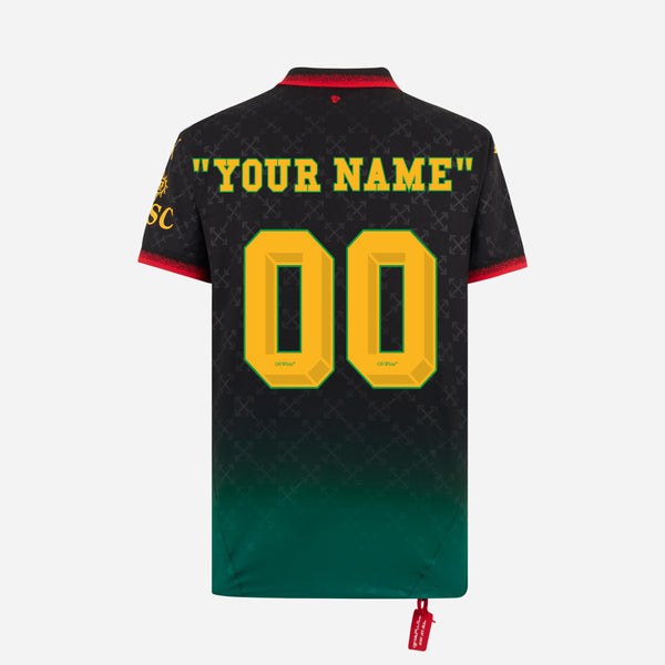 "YOUR NAME" 00 MAGLIA AUTHENTIC NERA PUMA X AC MILAN X OFF-WHITE™ 2024/25