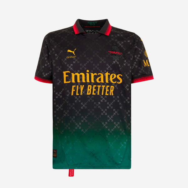 MAGLIA NERA PUMA X AC MILAN X OFF-WHITE™ 2024/25