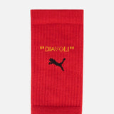 RED CREW SOCKS PUMA x AC MILAN x OFF-WHITE™