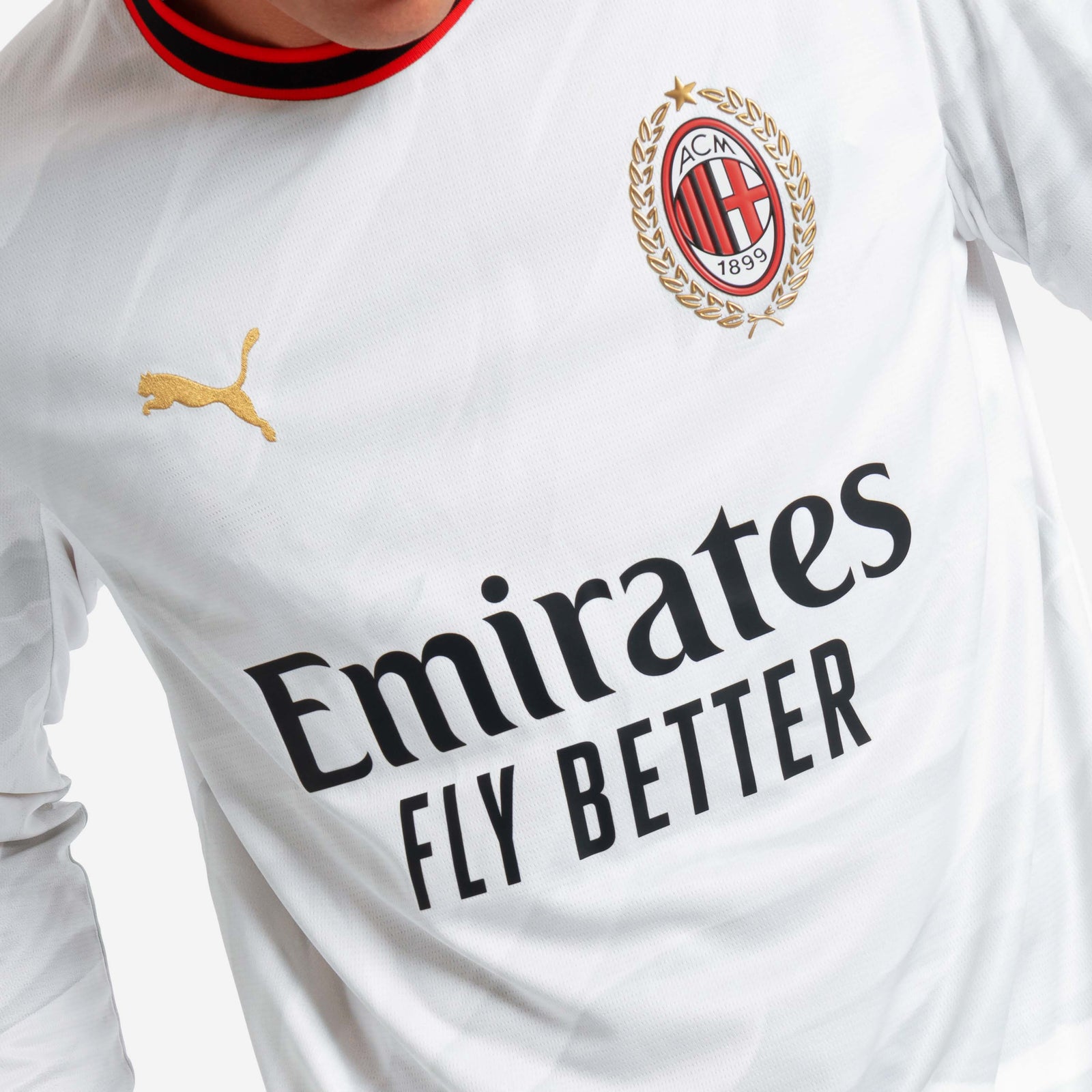  AC Milan 長袖シャツ サッカーシャツ ホワイト MILAN LONG SLEEVE AWAY 2026/27 JERSEY | AC Milan Store