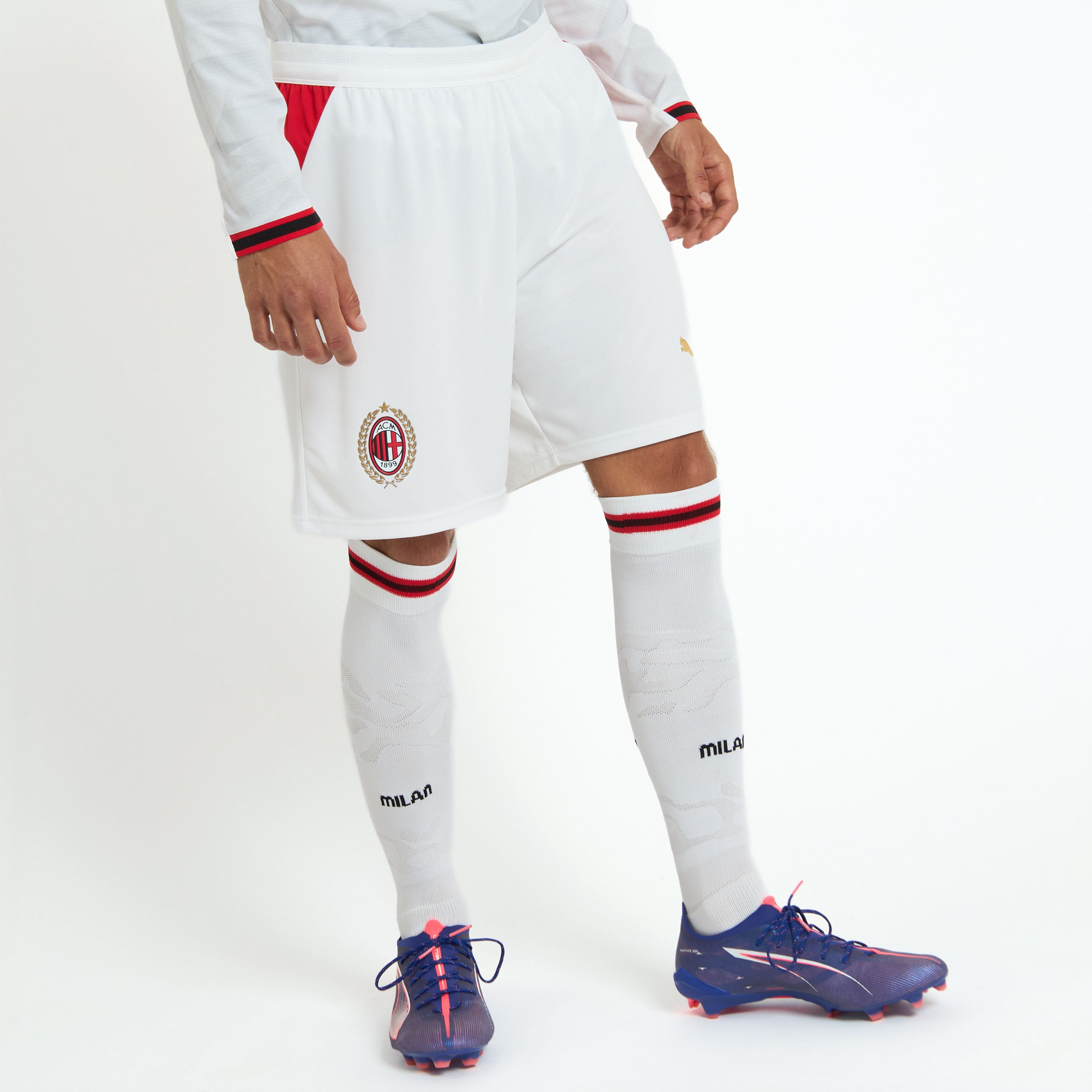 PANTALONCINI BIANCHI MILAN GARA AWAY 2026/27