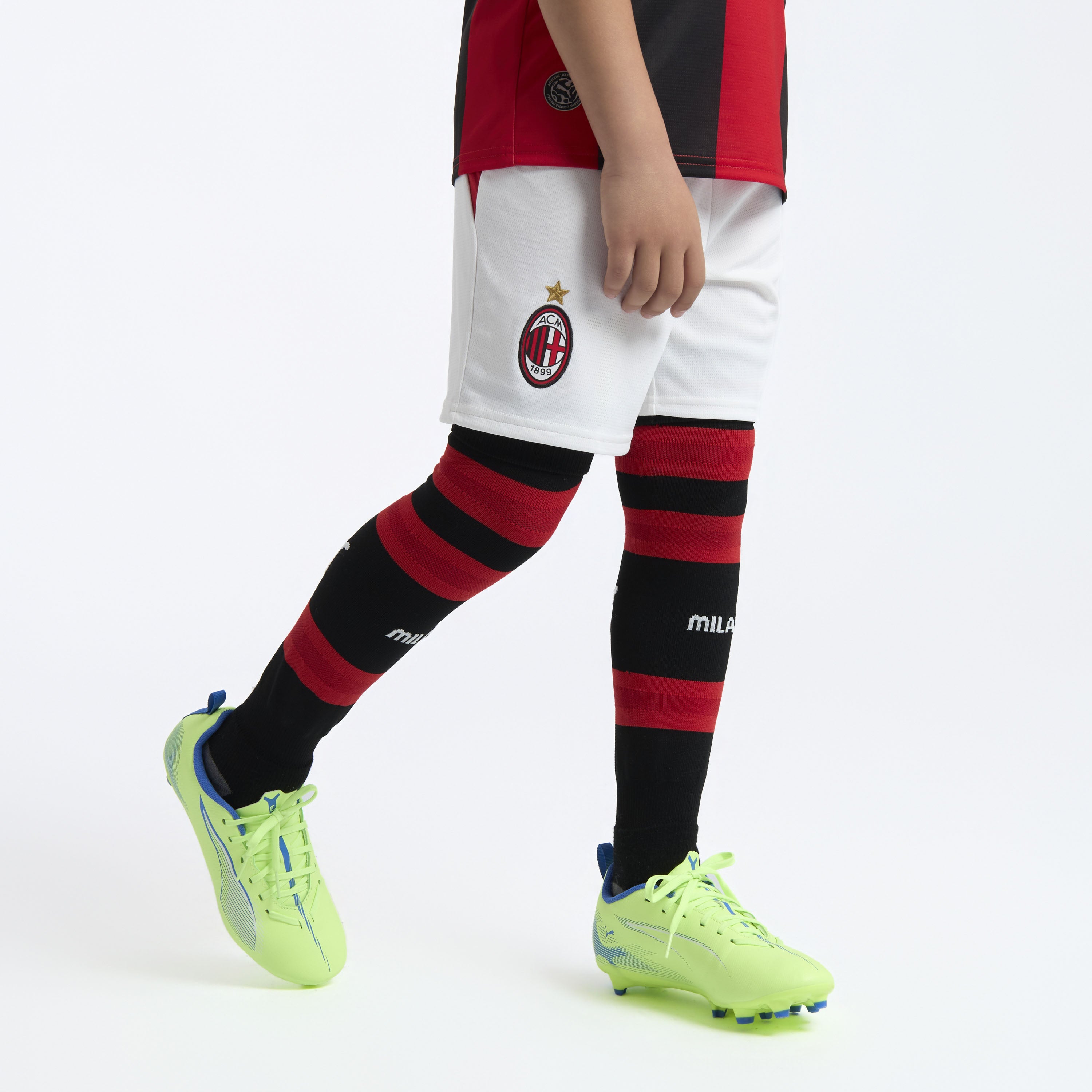 PANTALONCINI BIANCHI MILAN GARA HOME 2026/27 BAMBINO