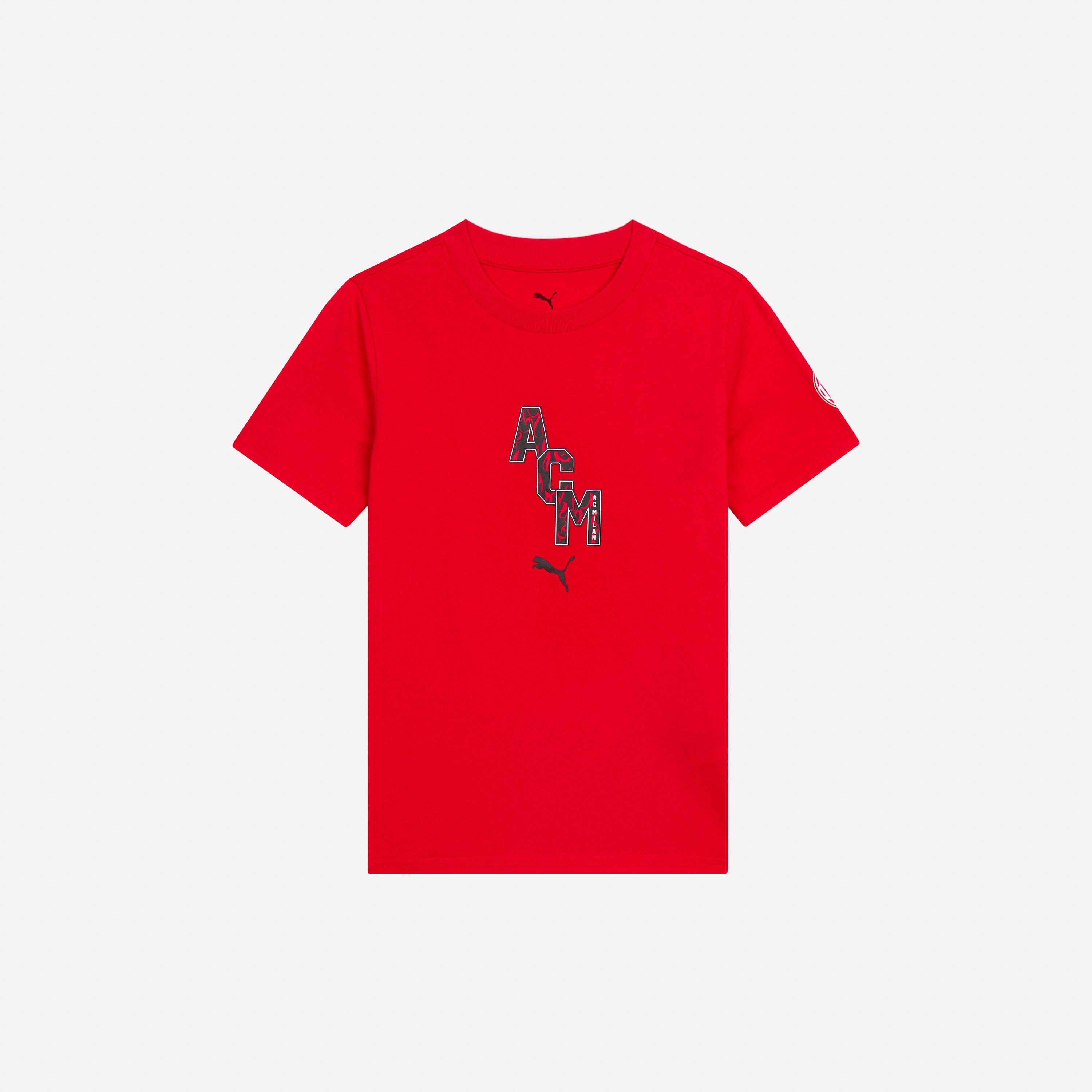 AC MILAN KIDS RED T-SHIRT CULTURE COLLECTION