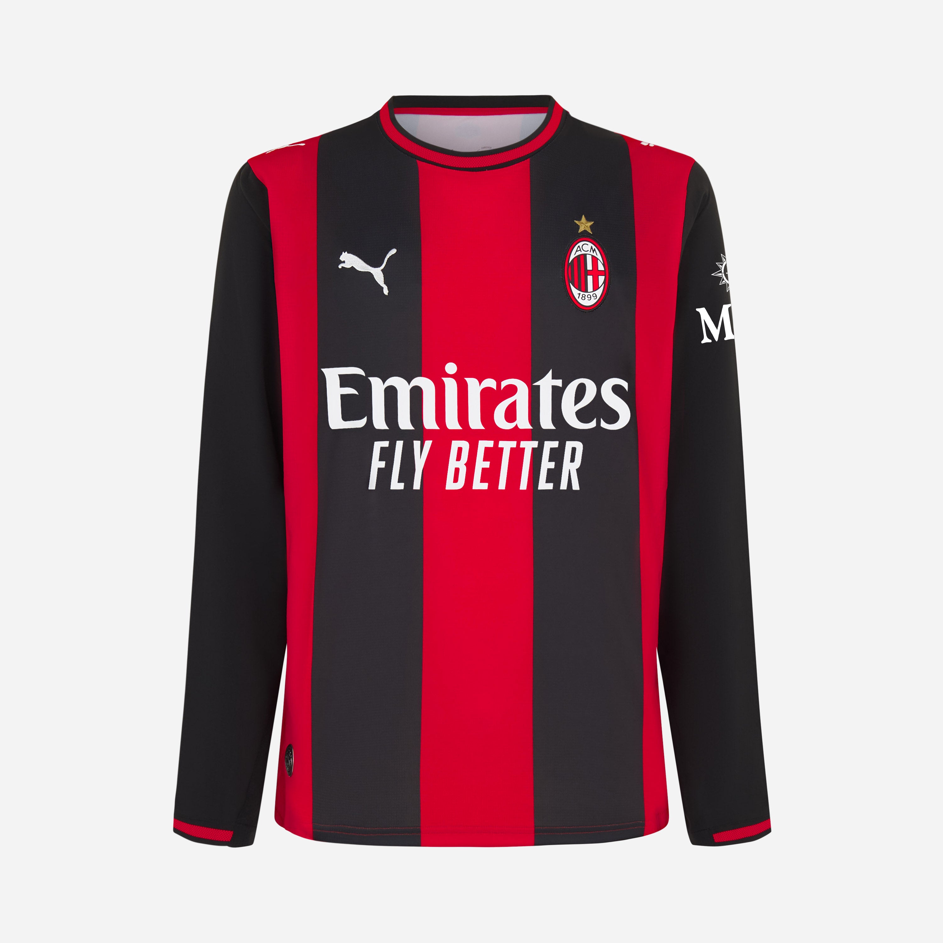 MAGLIA MILAN GARA HOME AUTHENTIC 2026/27 A MANICHE LUNGHE