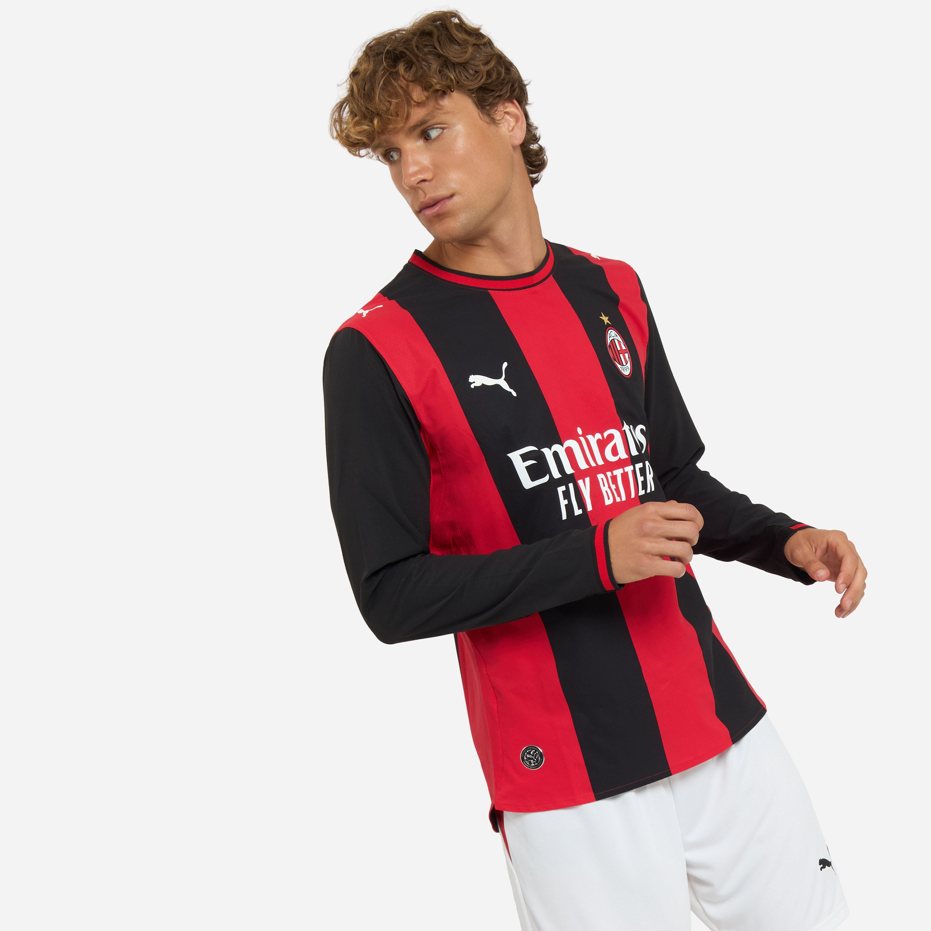 MAGLIA MILAN GARA HOME AUTHENTIC 2026/27 A MANICHE LUNGHE
