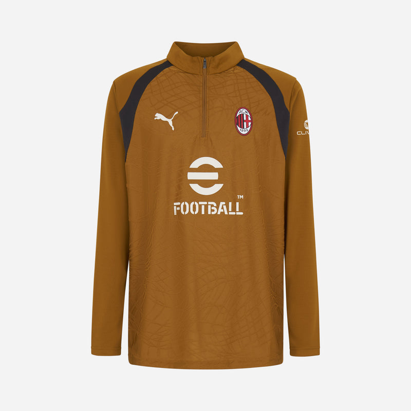 MILAN 1/4 ZIP LONG-SLEEVE TRAINING 2026/27 GOLD JERSEY | AC Milan