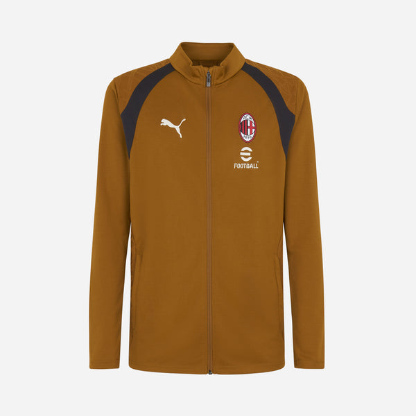  AC Milan トラックジャケット MILAN TRAINING 2026/27 GOLD JACKET WITH ZIPPER AND POCKETS | AC