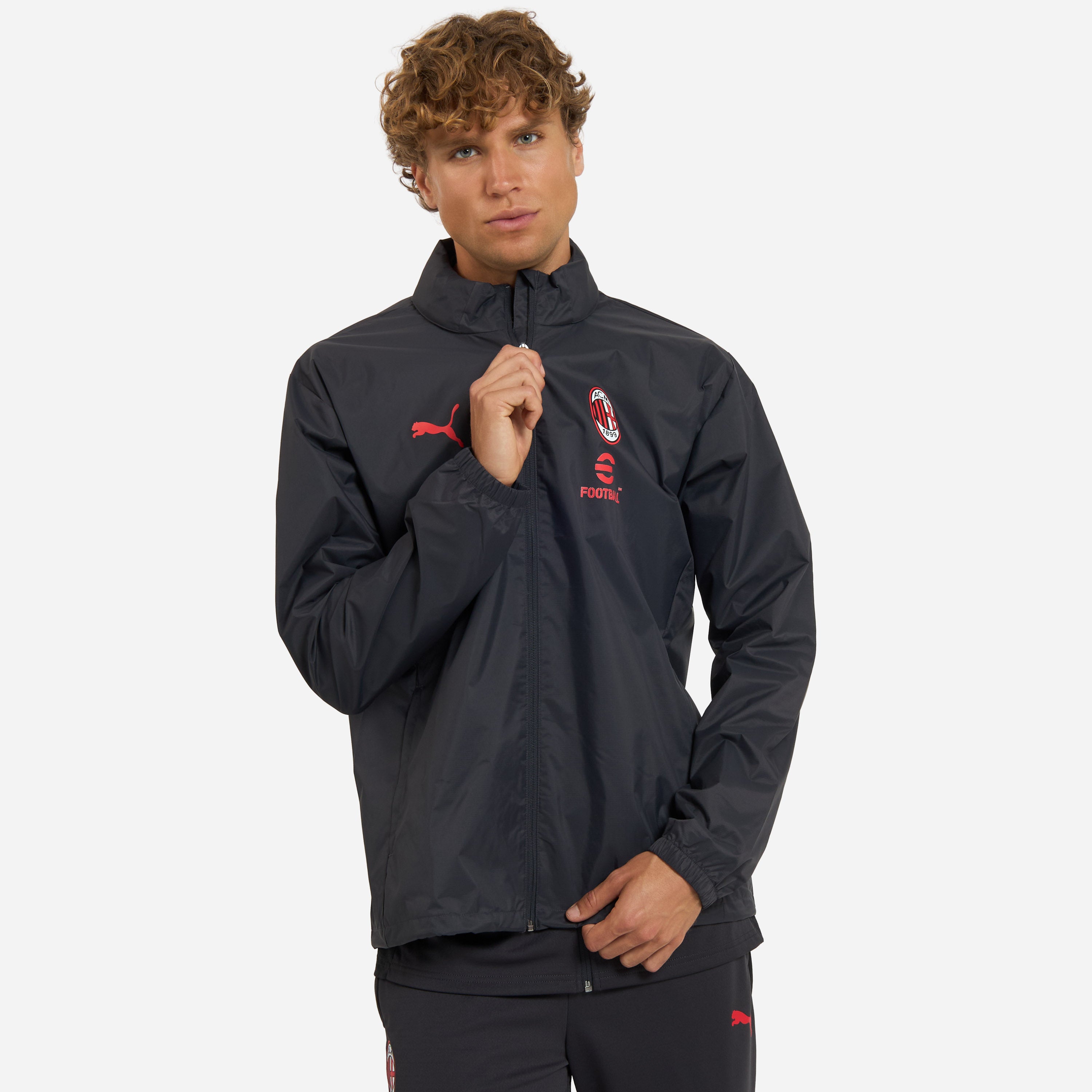 MILAN TRAINING 2026/27 ALL WEATHER JACKET WITH ZIPPER