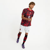 MILAN PREMATCH 2026/27 RED AND BLACK T-SHIRT