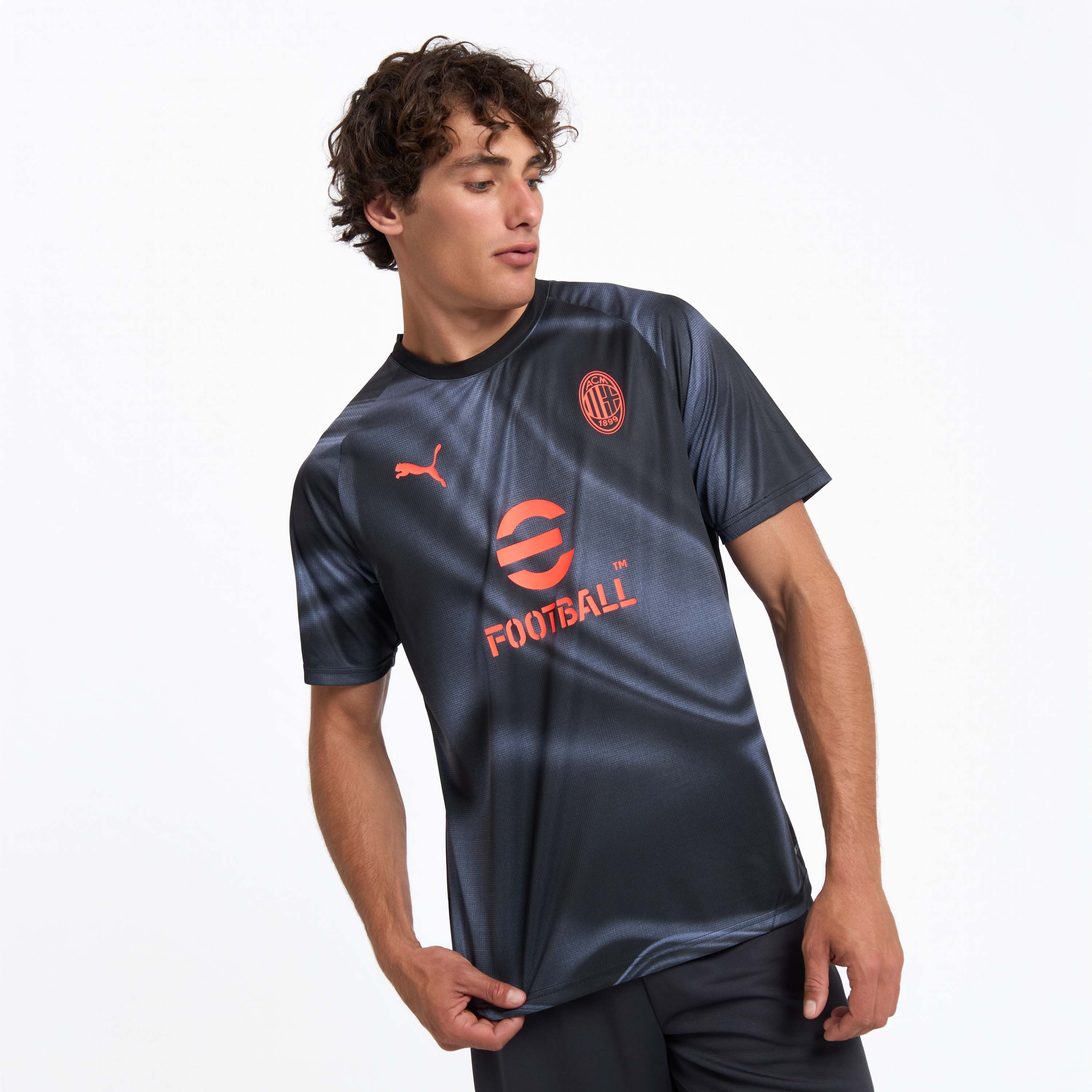 MILAN PREMATCH 2026/27 GREY T-SHIRT
