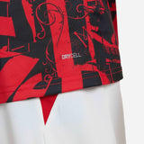 MILAN PREMATCH 2026/27 RED AND BLACK 1/4 ZIP TOP