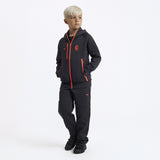MILAN PUMATECH 2026/27 KIDS DARK GREY JACKET WITH ZIPPER AND HOOD