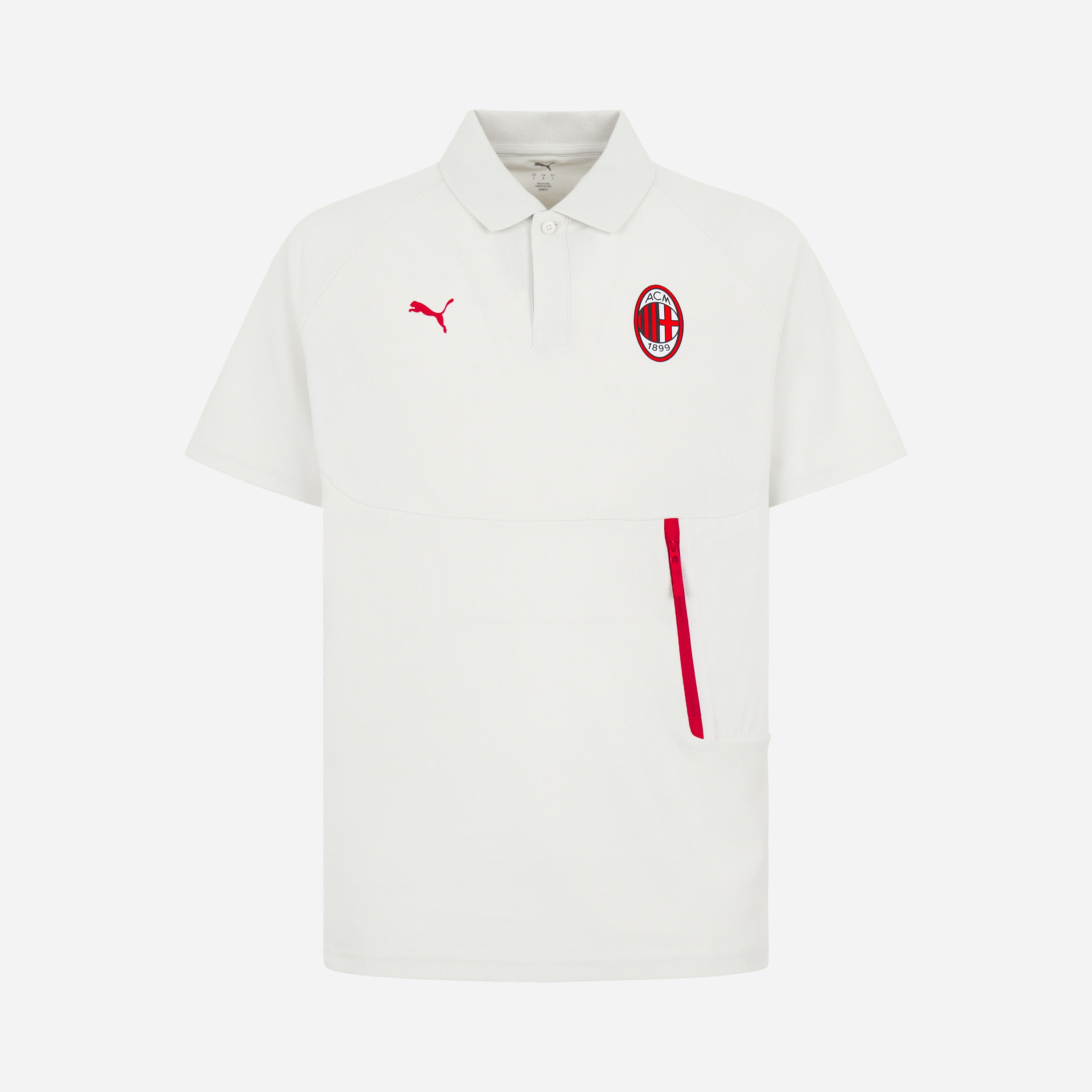 MILAN PUMATECH 2026/27 WHITE POLO SHIRT
