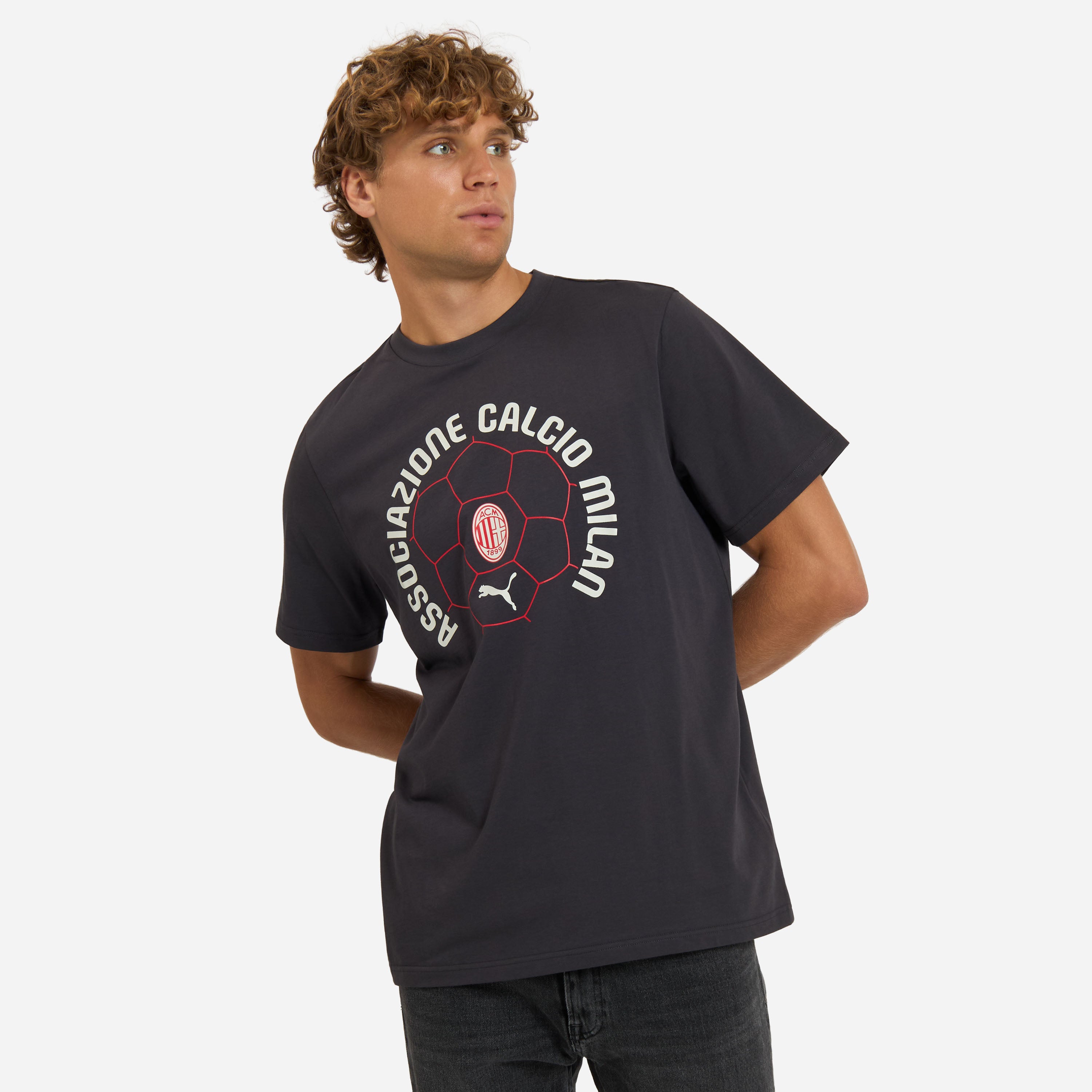AC MILAN GREY T-SHIRT CULTURE COLLECTION