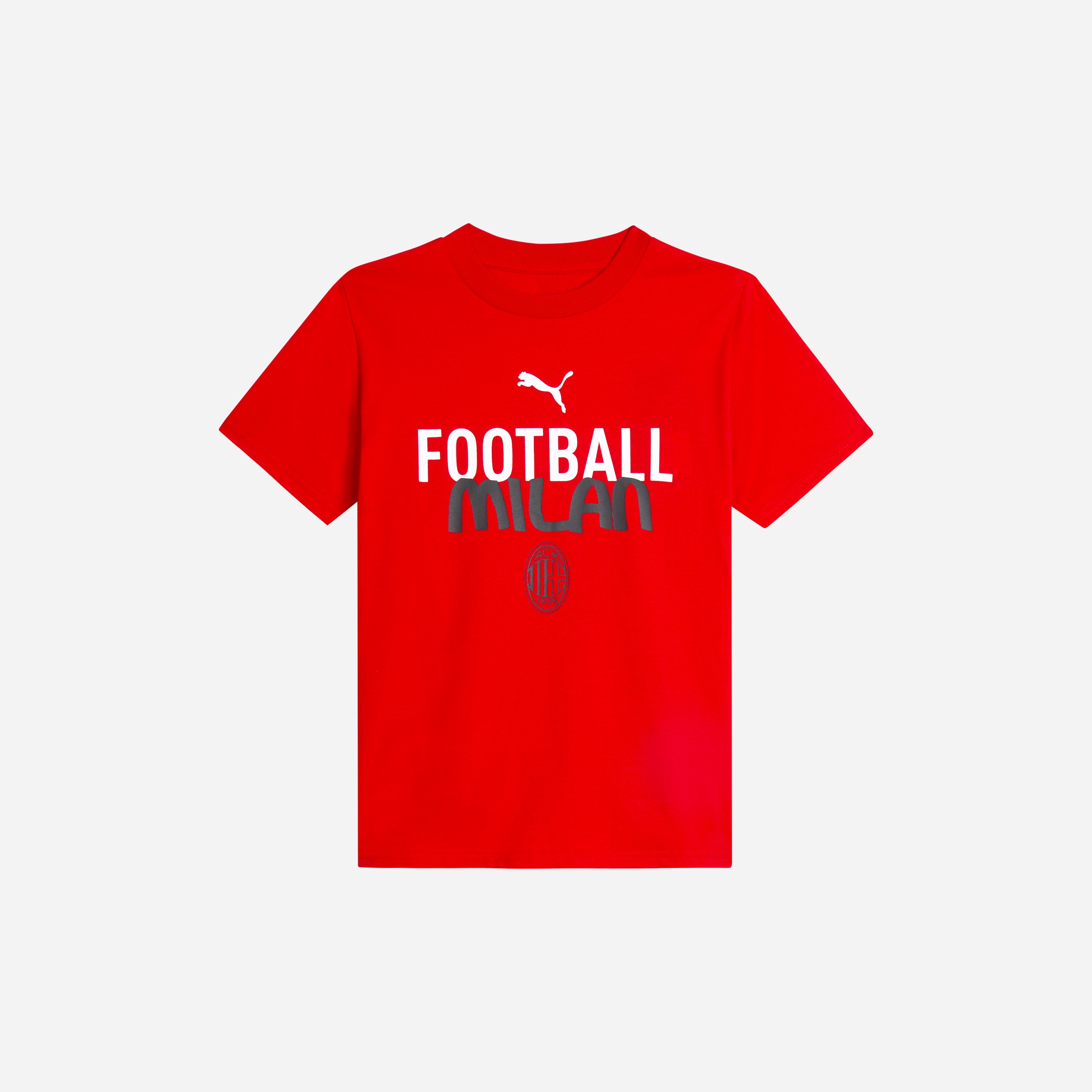 AC MILAN KIDS RED T-SHIRT CULTURE COLLECTION