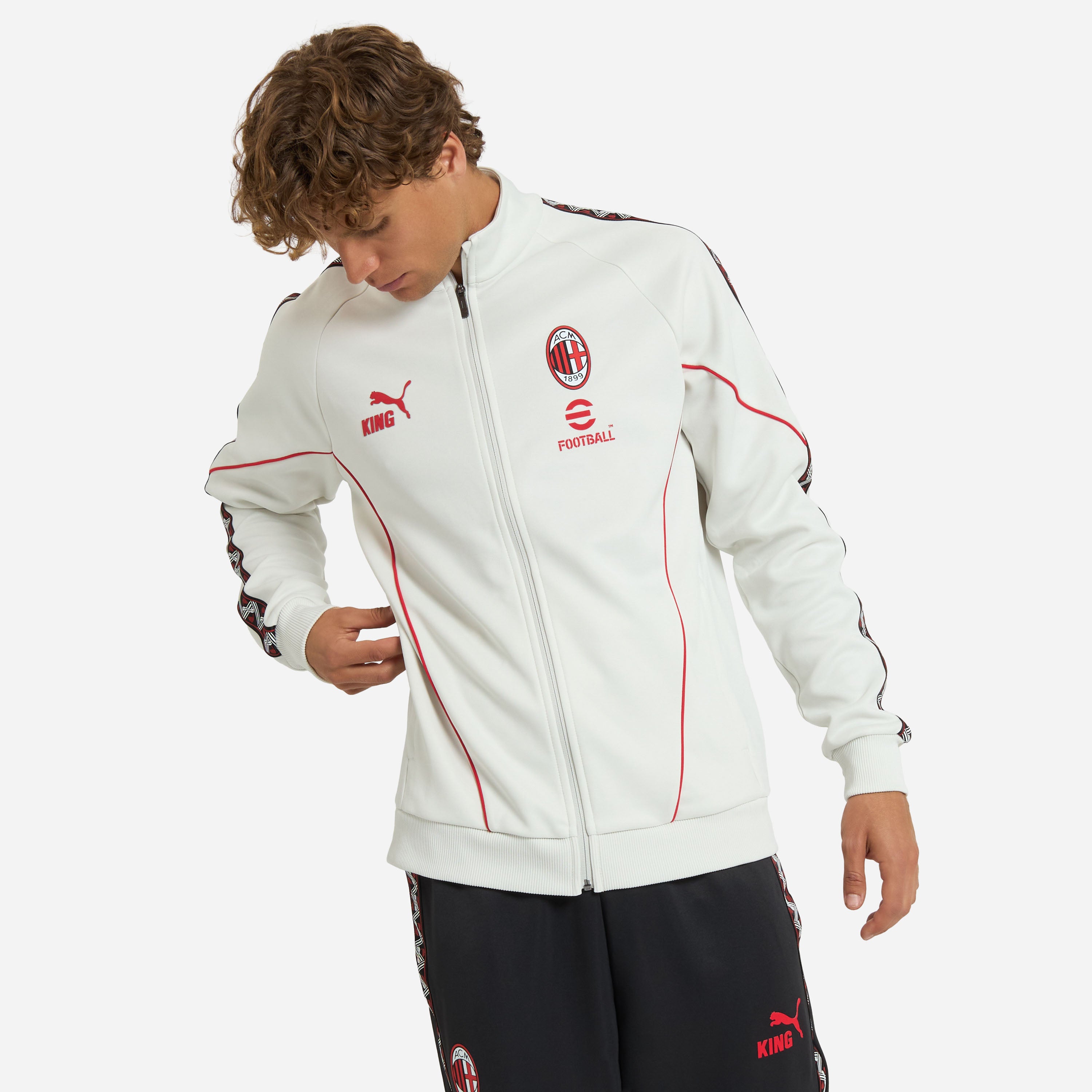 AC MILAN WHITE JACKET KING COLLECTION