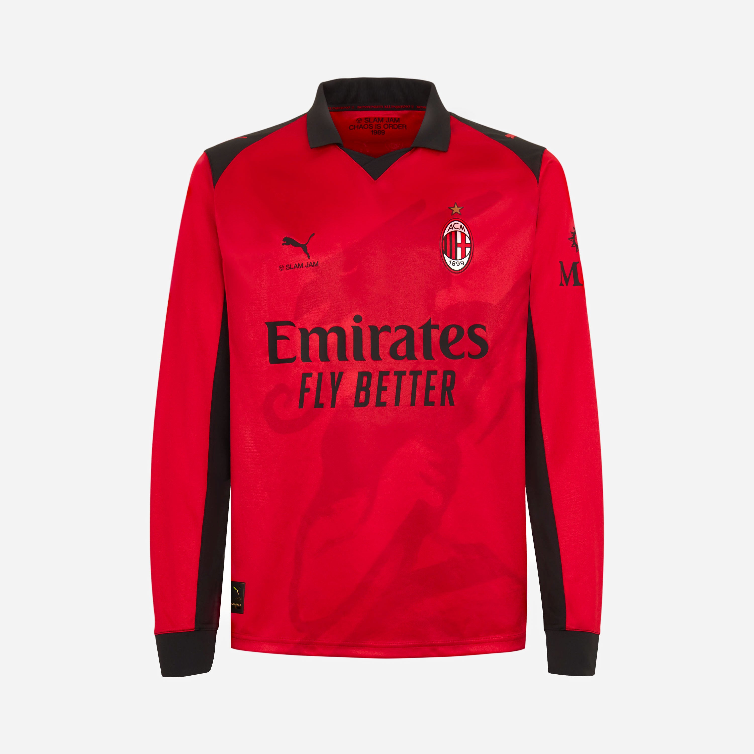 RED JERSEY PUMA X AC MILAN X SLAM JAM