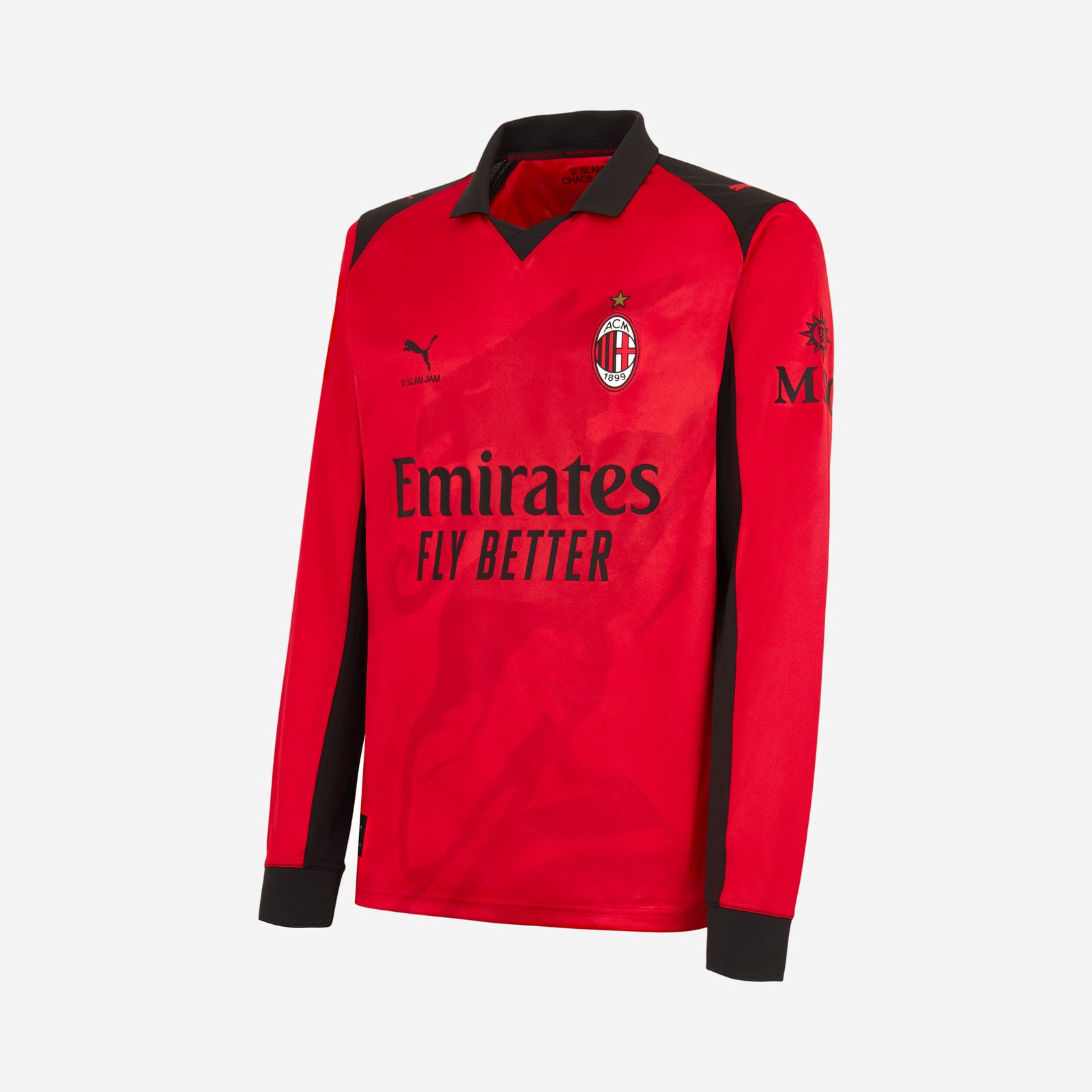 ACミラン X SLAM JAM ４th 長袖ユニフォーム L RED JERSEY PUMA X AC MILAN X SLAM JAM | AC Milan Store
