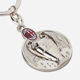 AC MILAN ROUND KEYRING WITH TROPHY