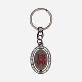 DOUBLE LOGO KEYRING