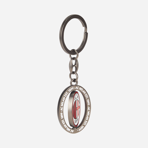 DOUBLE LOGO KEYRING