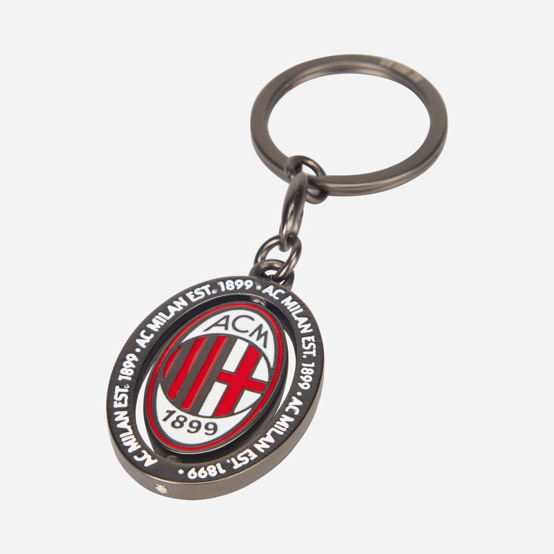 DOUBLE LOGO KEYRING