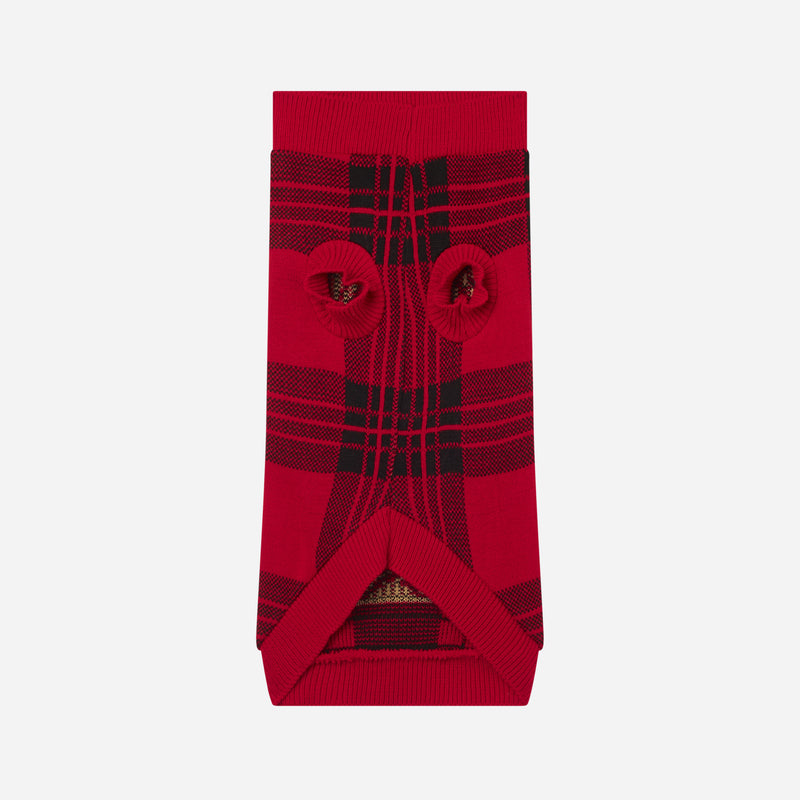 MAGLIONE TARTAN DI NATALE PER CANI MILAN