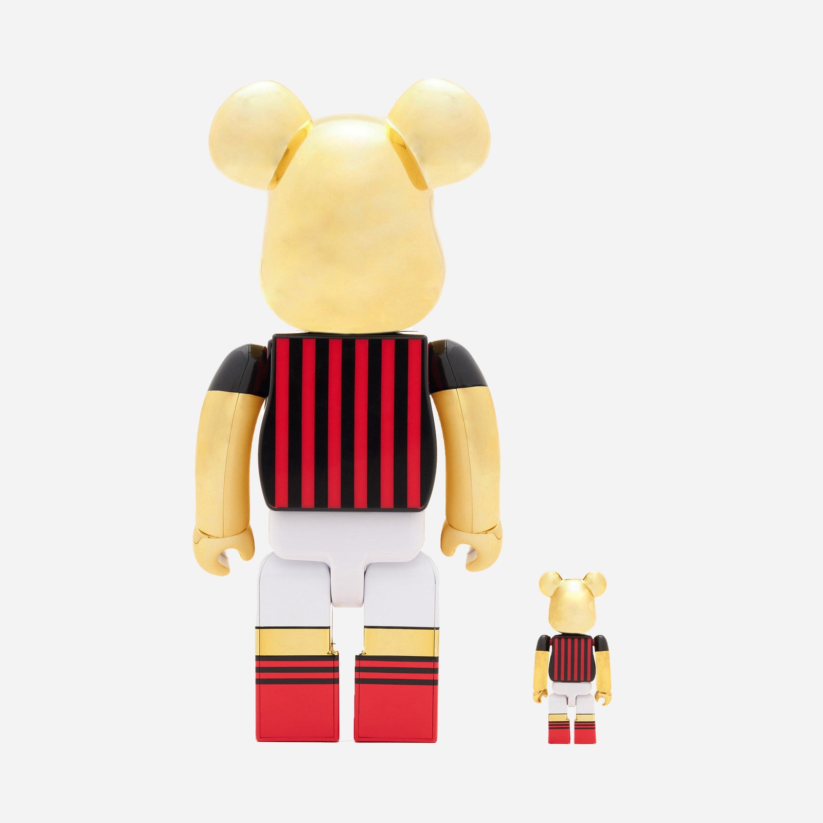 MEDICOM TOY - ACミラン BE@RBRICK x AC Milan 100% & 400% BE@RBRICK AC Milan 100% & 400% - 2 PIECE SET | AC Milan Store