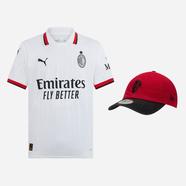 MAGLIA MILAN AWAY 2024/25 + CAPPELLINO NEW ERA X AC MILAN DEVIL