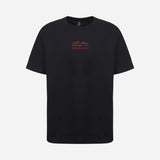 AC MILAN CASCIAVIT BLACK AND RED T-SHIRT