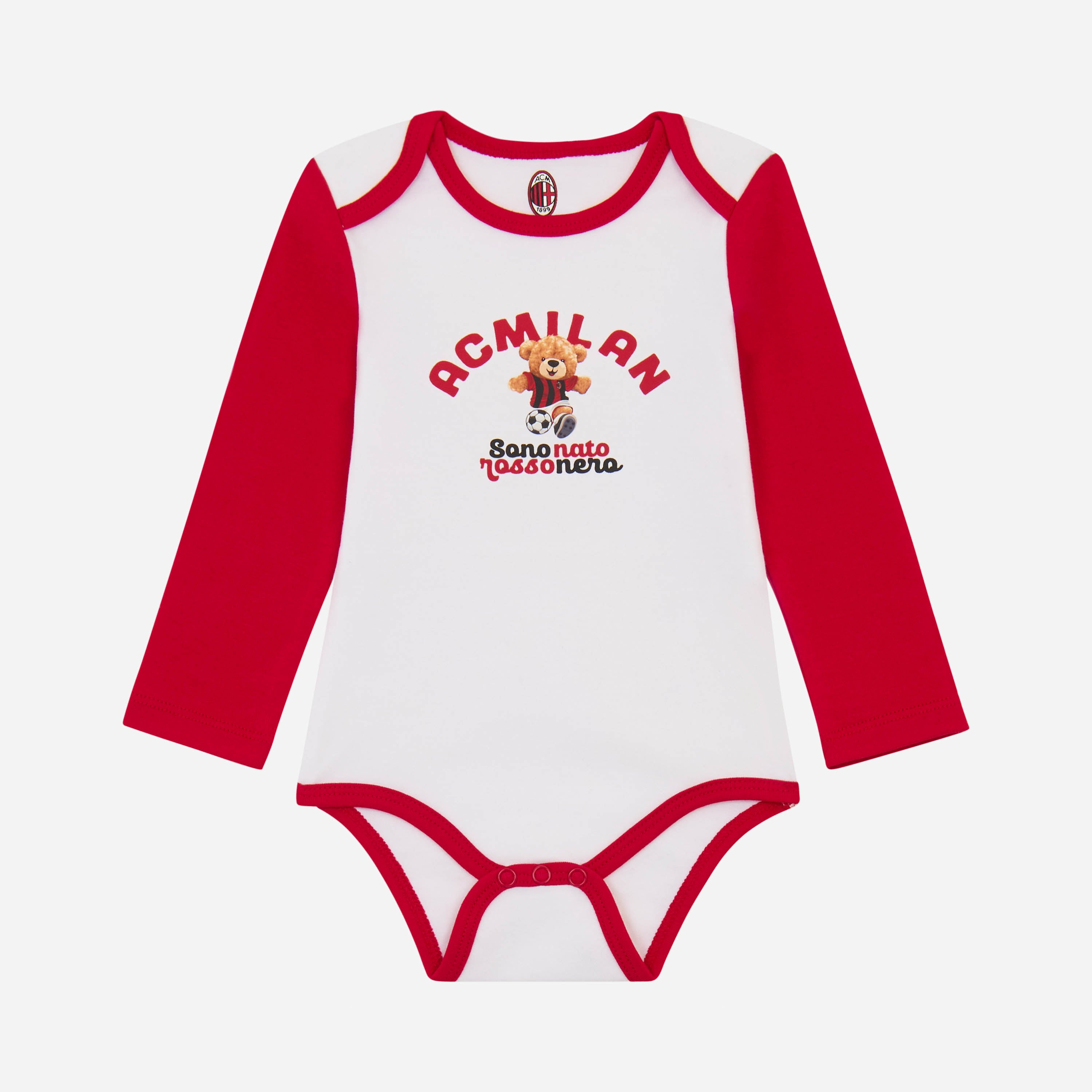 AC MILAN LONG SLEEVE NEWBORN BODYSUIT