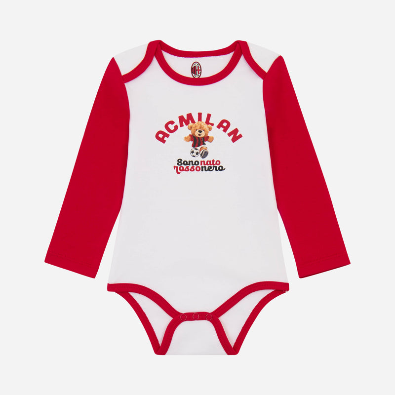 AC MILAN LONG SLEEVE NEWBORN BODYSUIT