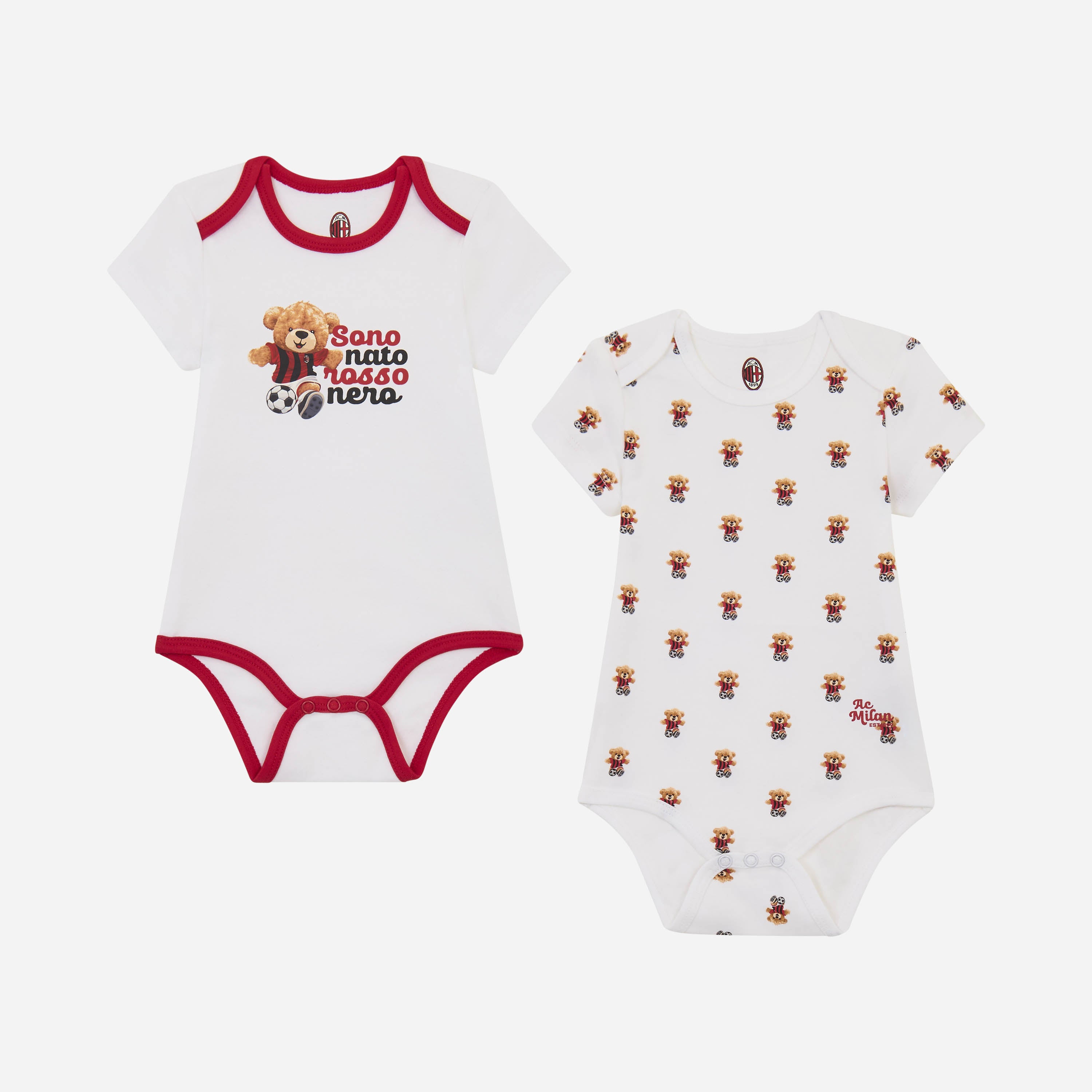 AC MILAN NEWBORN BODYSUIT SET