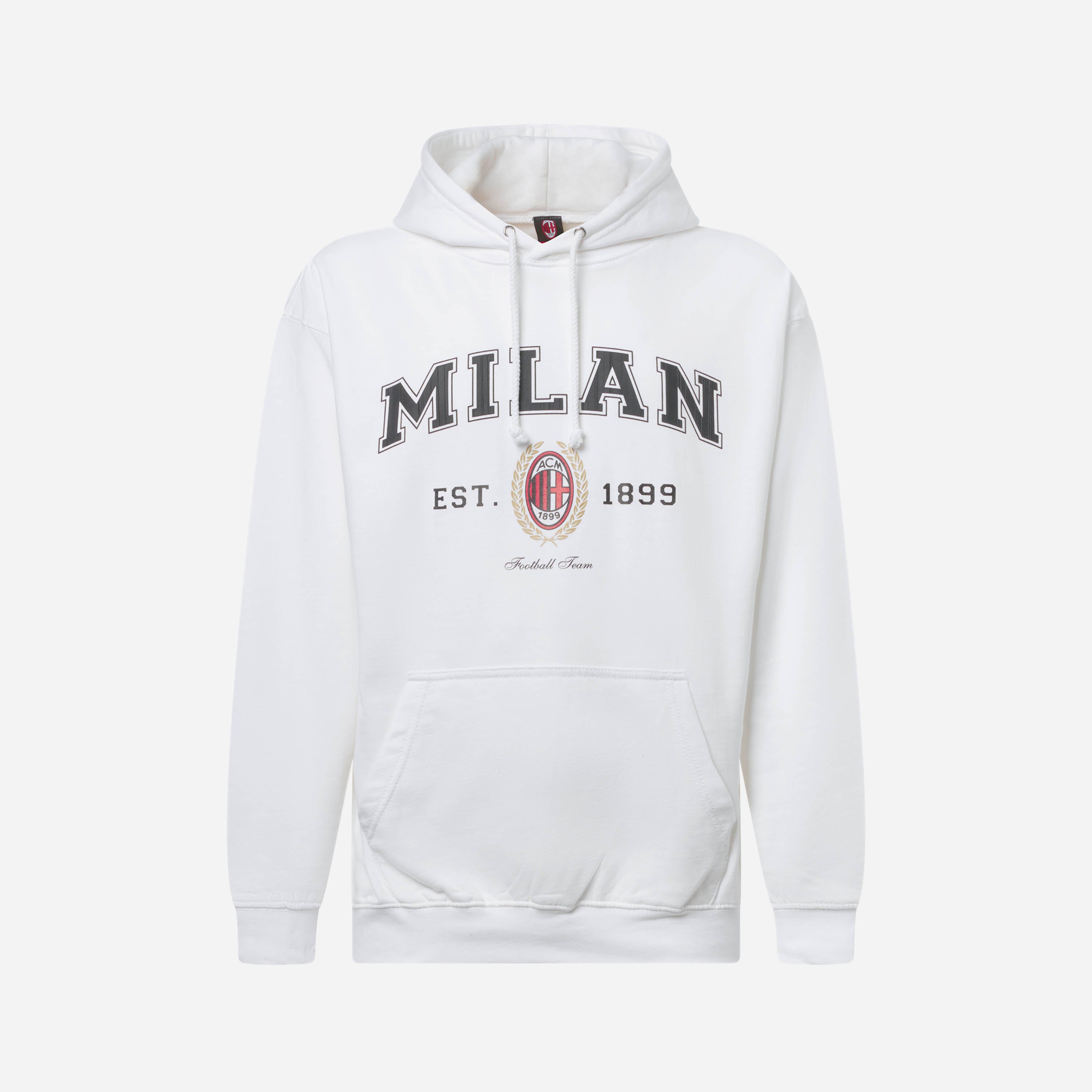 AC MILAN COLLEGE COLLECTION WHITE HOODIE