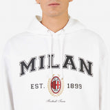 AC MILAN COLLEGE COLLECTION WHITE HOODIE