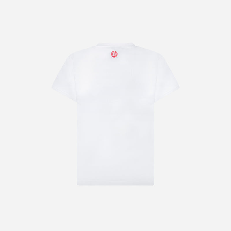 AC MILAN COLLEGE COLLECTION KIDS WHITE T-SHIRT