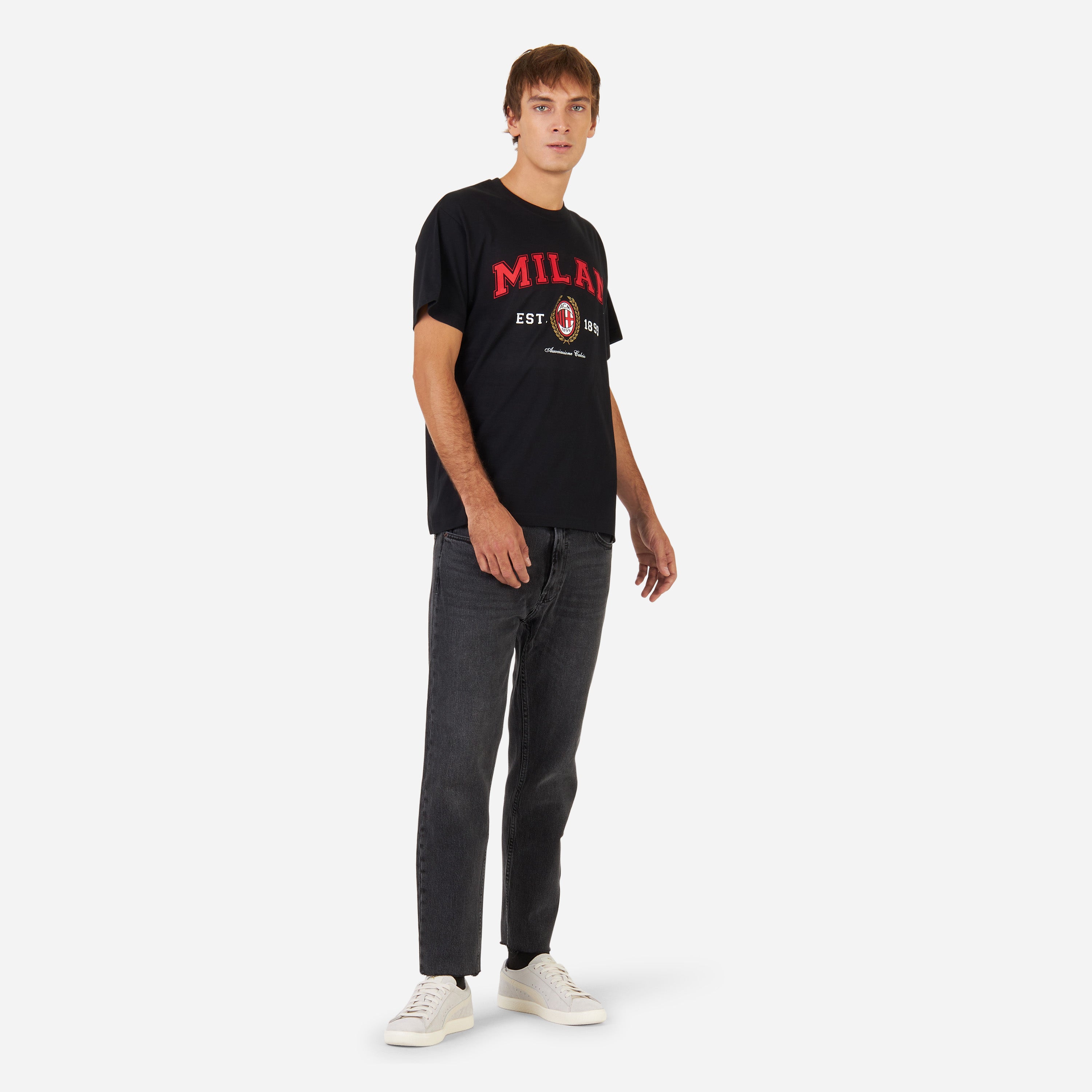 T-SHIRT MILAN NERA COLLEGE COLLECTION
