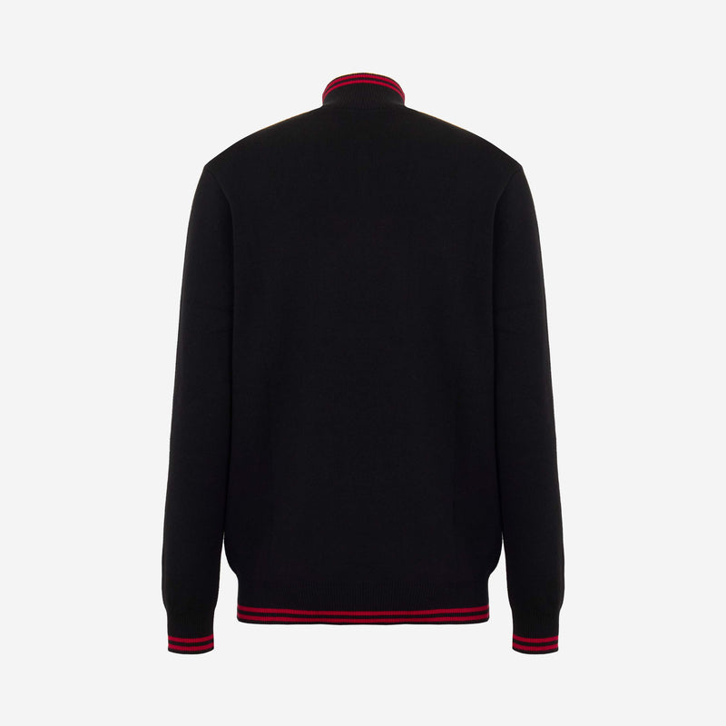 AC MILAN 60S HALF-ZIP SWEATER