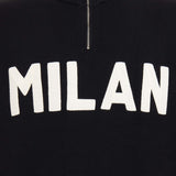 AC MILAN 60S HALF-ZIP SWEATER
