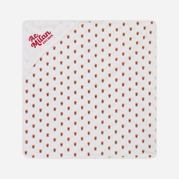 AC MILAN NEWBORN HOODED TOWEL